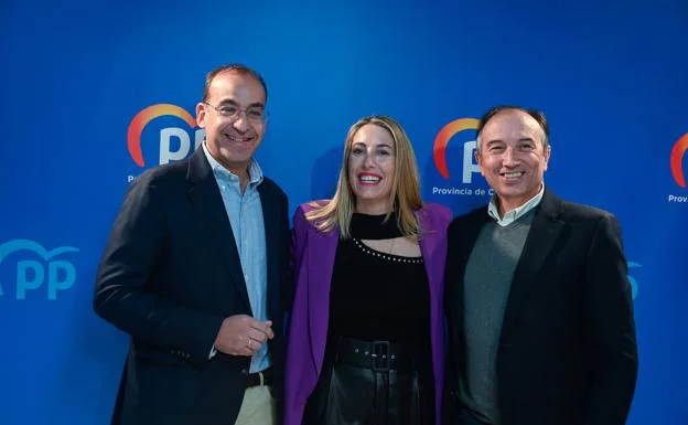 Rafael Mateos, María Guardiola y Laureano León.