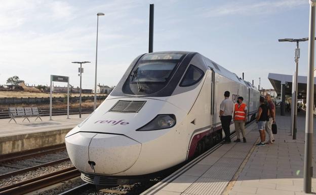 La ocupación de los trenes Alvia alcanza el 71% en Extremadura