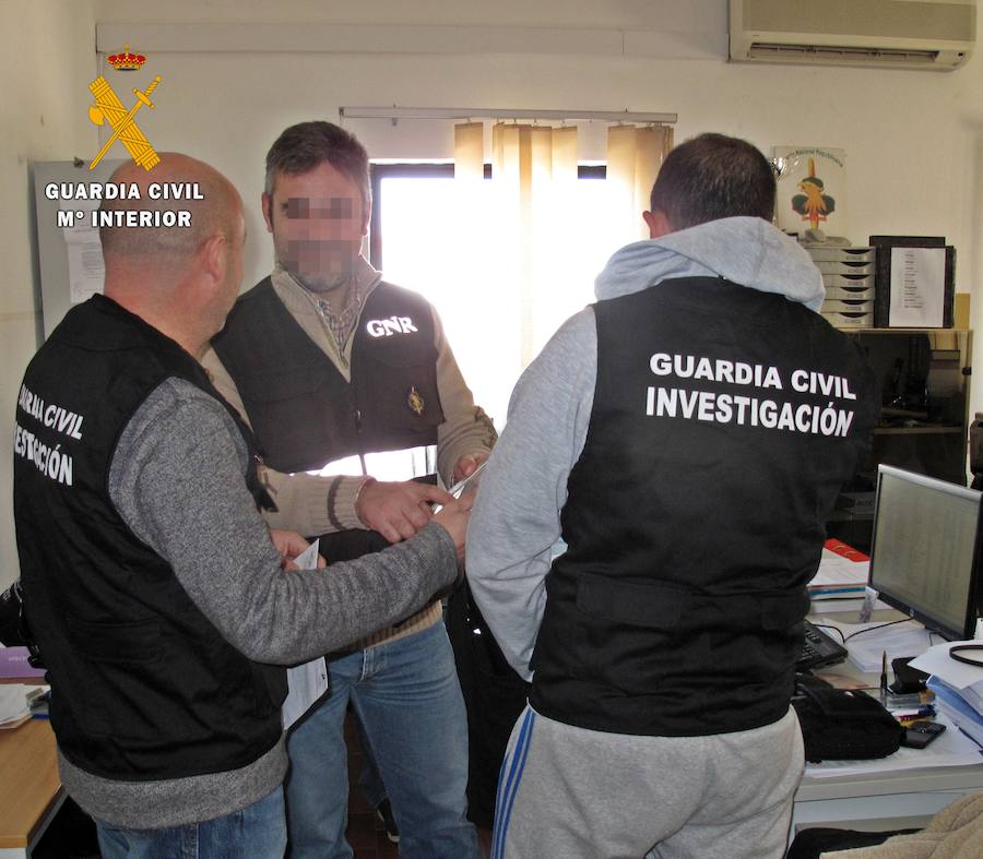 Detenido un vecino de Alburquerque por cometer varios robos en fincas portuguesas