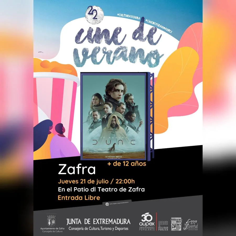 El Cine de Verano continúa este jueves con 'Dune' en el patio del Teatro de Zafra