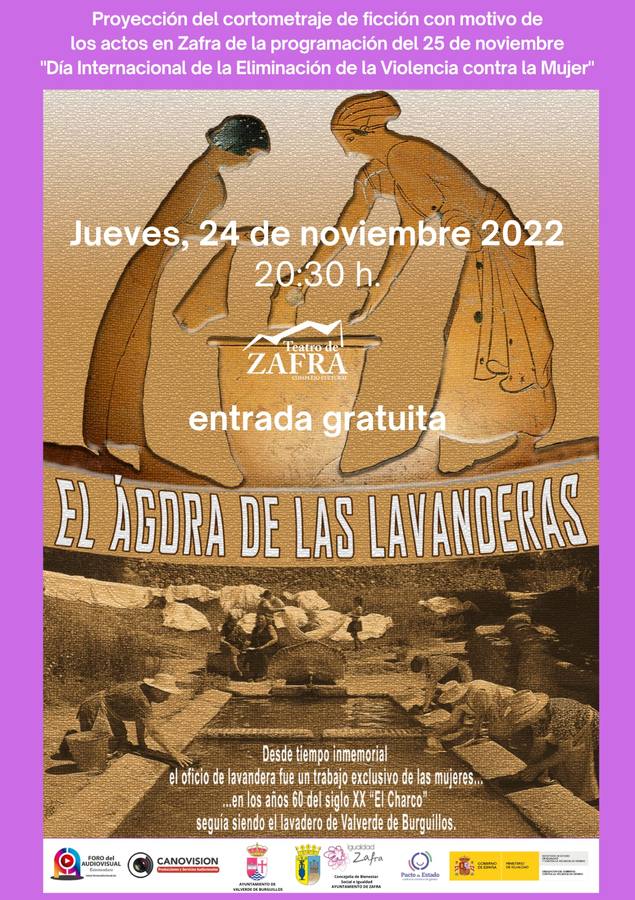 El cortometraje 'El ágora de las lavanderas' se proyectará hoy jueves en el Teatro de Zafra